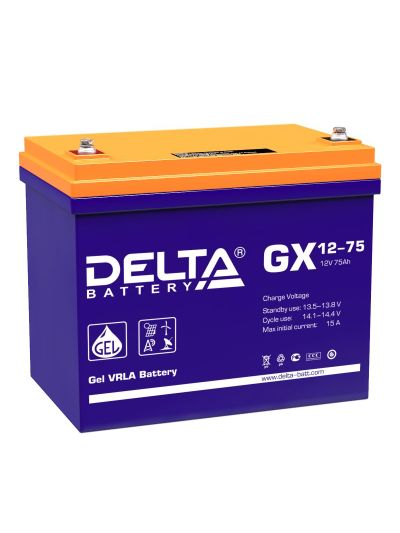 GX 12-75 аккумулятор Delta