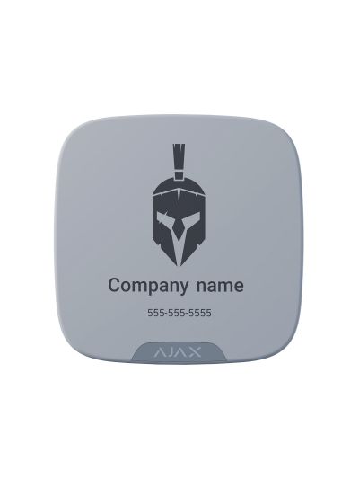 Ajax BrandPlate SS DD лицевая панель для брендирования уличной сирены 10шт.