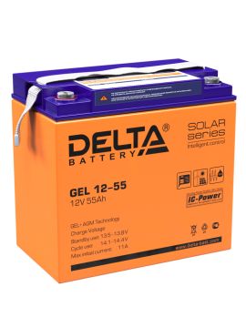GEL 12-55 аккумулятор Delta