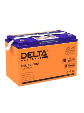GEL 12-100 аккумулятор Delta